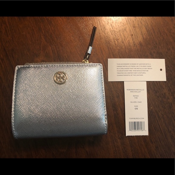 robinson metallic mini wallet